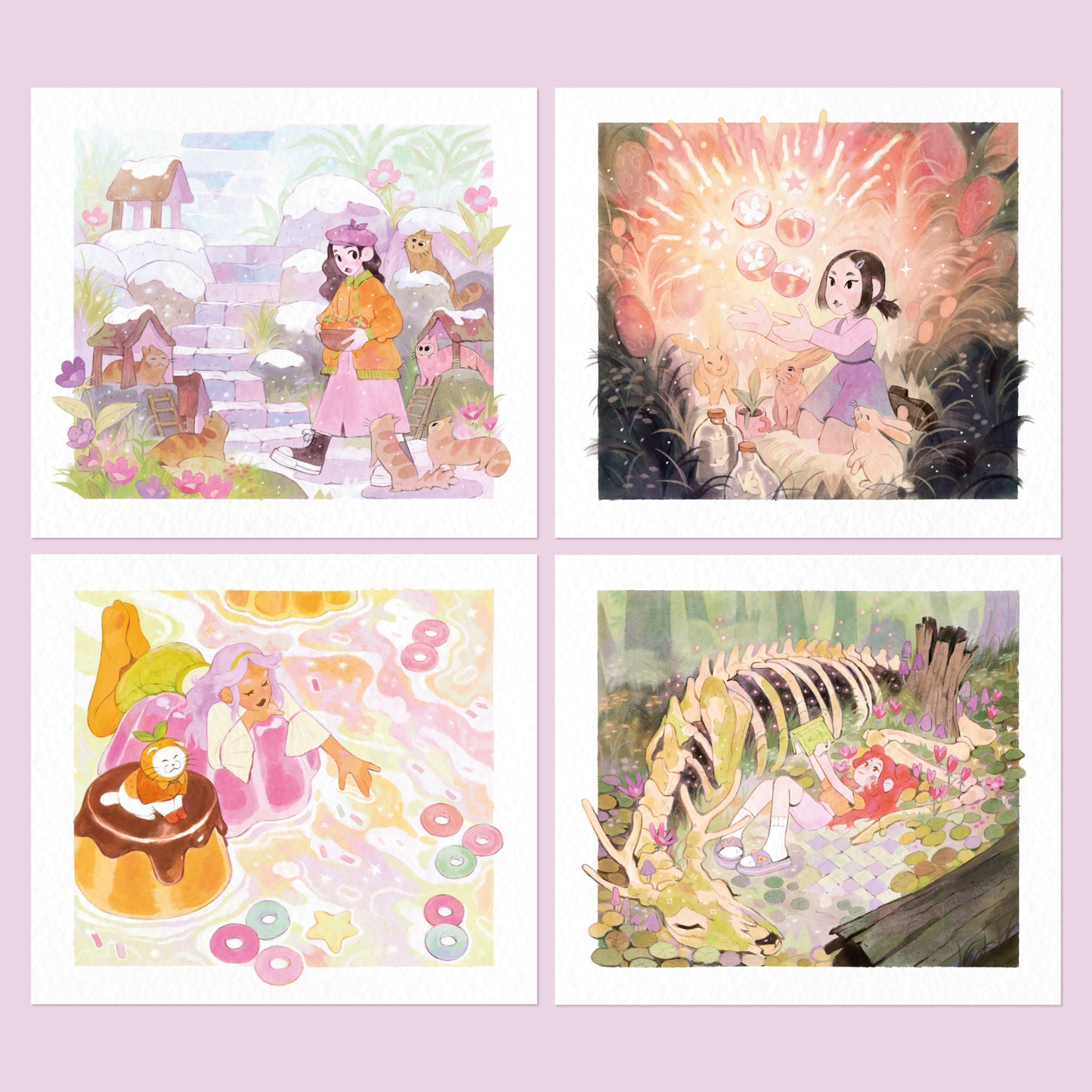 CALENDAR 2024 - 12 illustrations print bundle