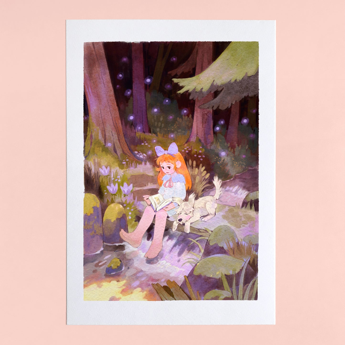 BY THE STREAM - Fine Art Print