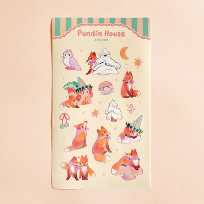 A FOX TALE - Sticker Sheet