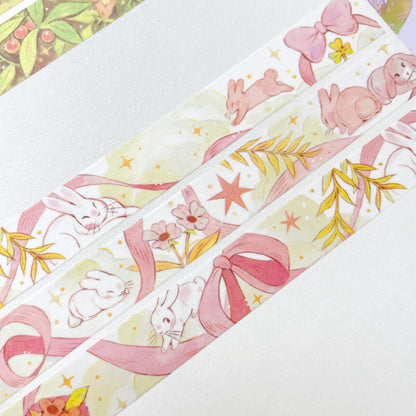 FESTIVE BUNNIES - Washi Tape