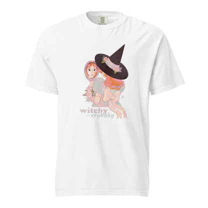 WITCHY and CRYBABY - Light - Premium heavyweight t-shirt